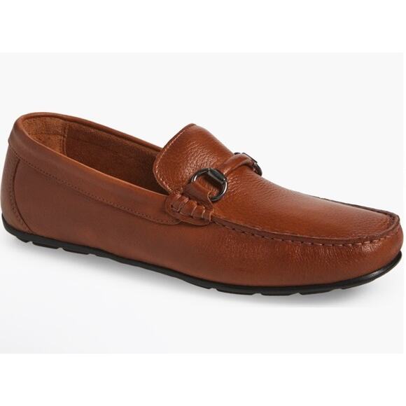 NORDSTROM RACK Leland Bit Driving Loafer Brown Men\'s 9.5 M NWT